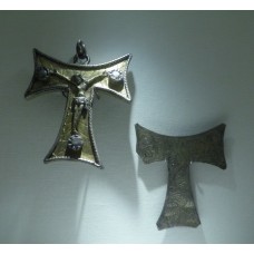 Reliquary cross, T-shaped (tau) cross, crucifix